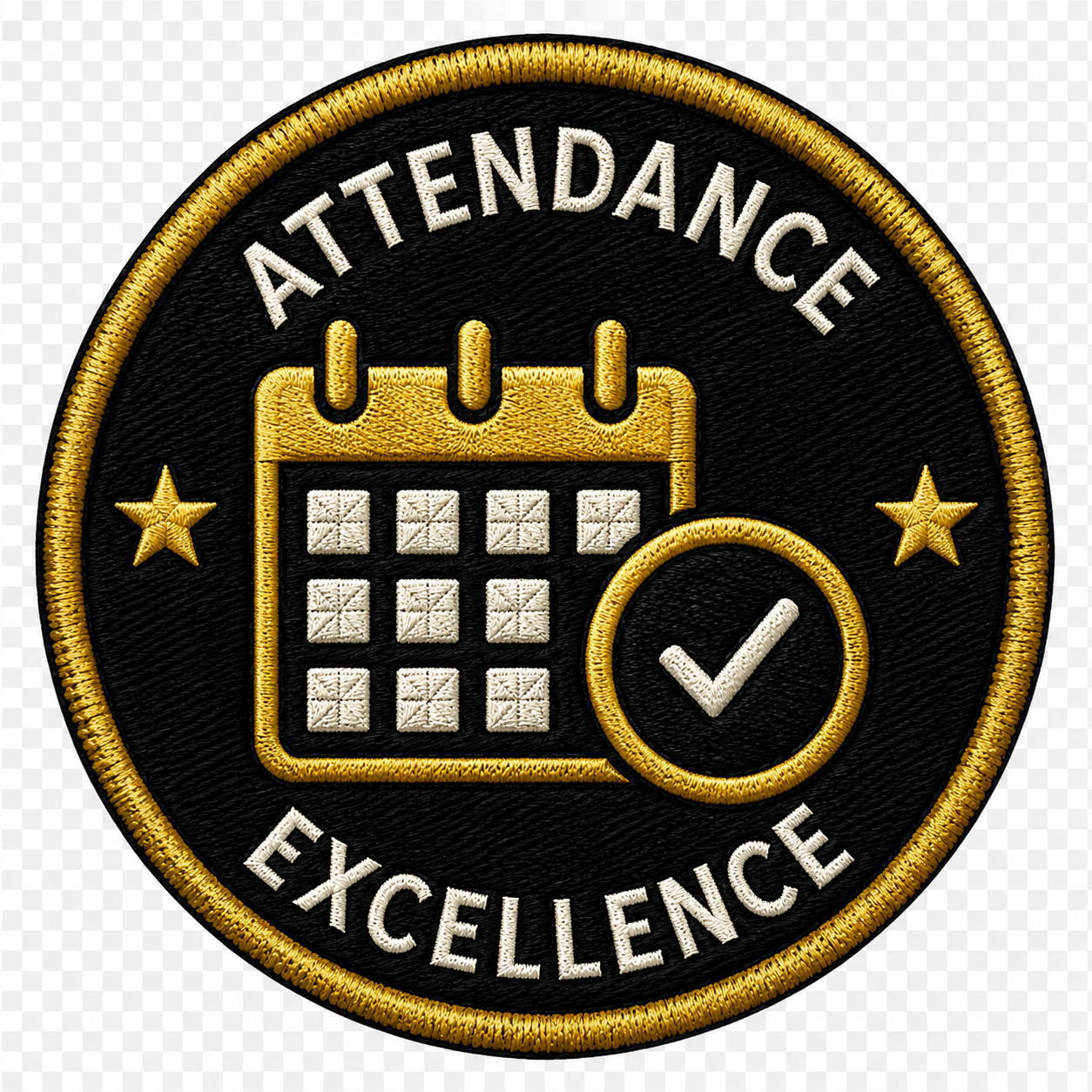 Attendance Excellence achievement badge