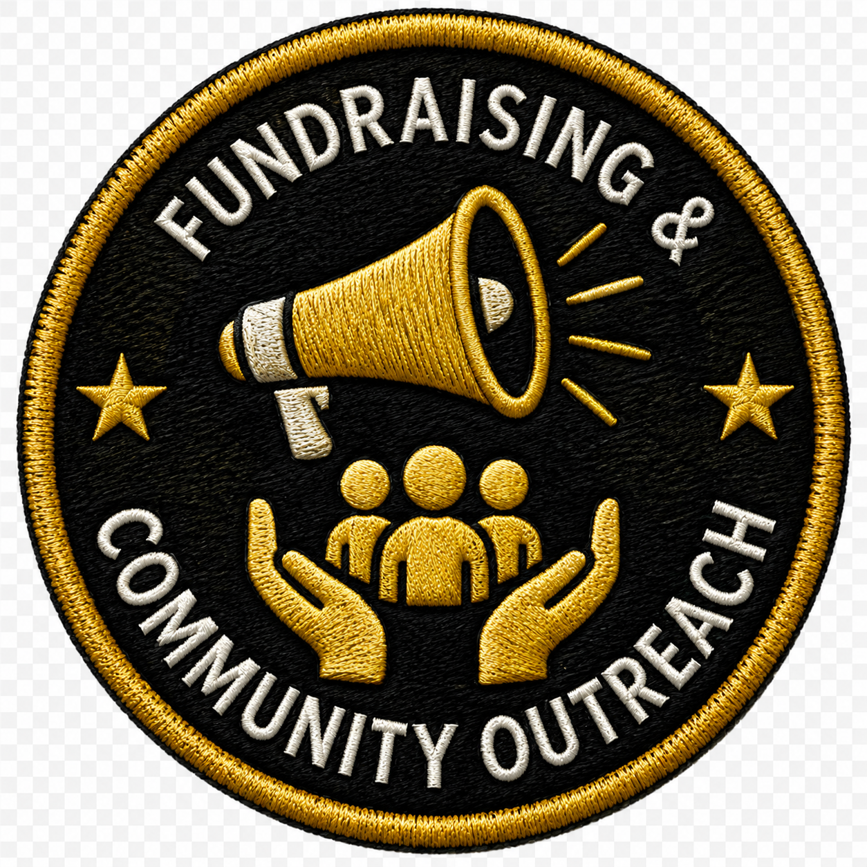 Fundraising and Community Outreach achievement badge