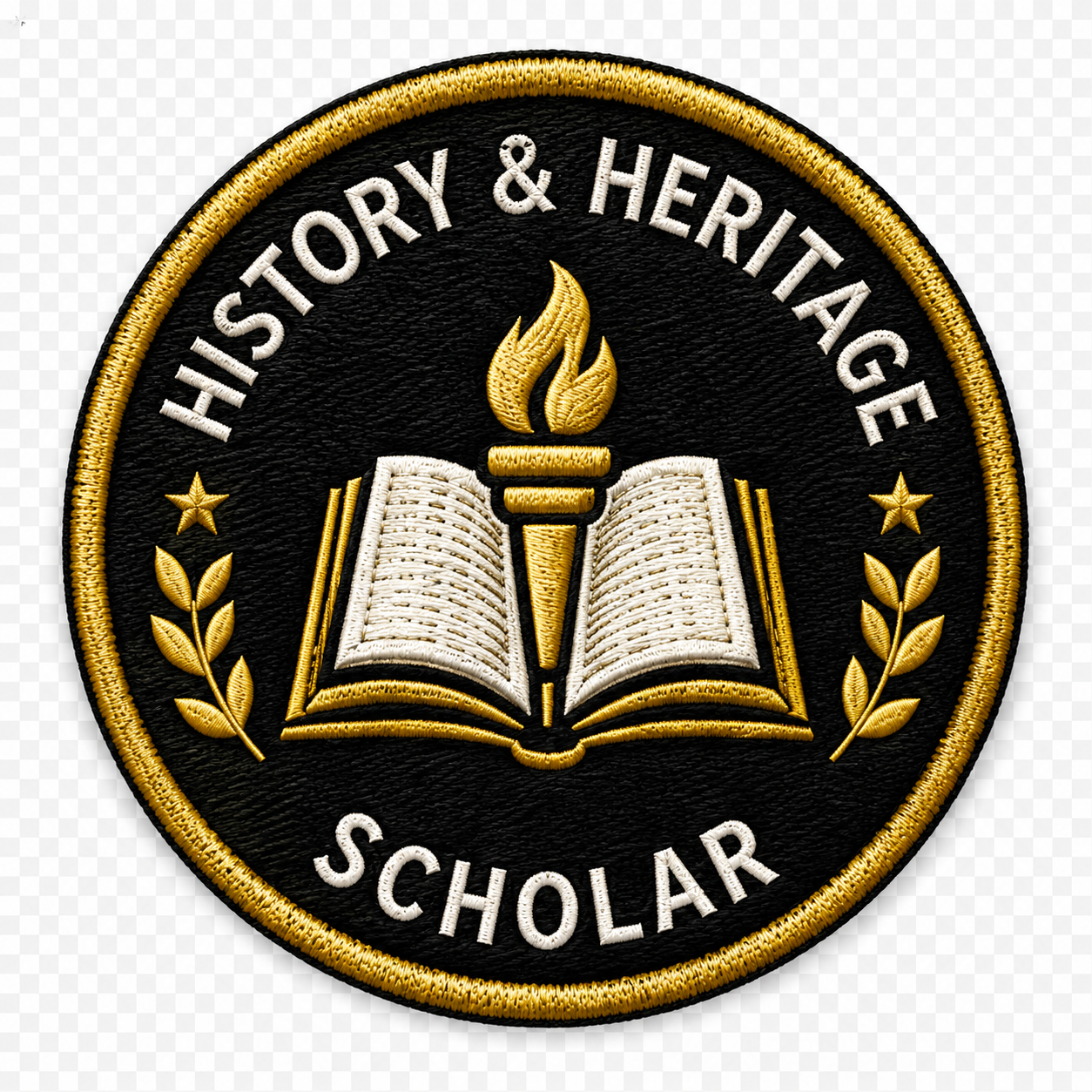 History, Heritage, and Cultural Identity Scholar achievement badge