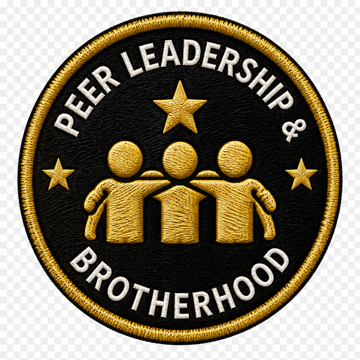 Peer Leadership and Brotherhood achievement badge