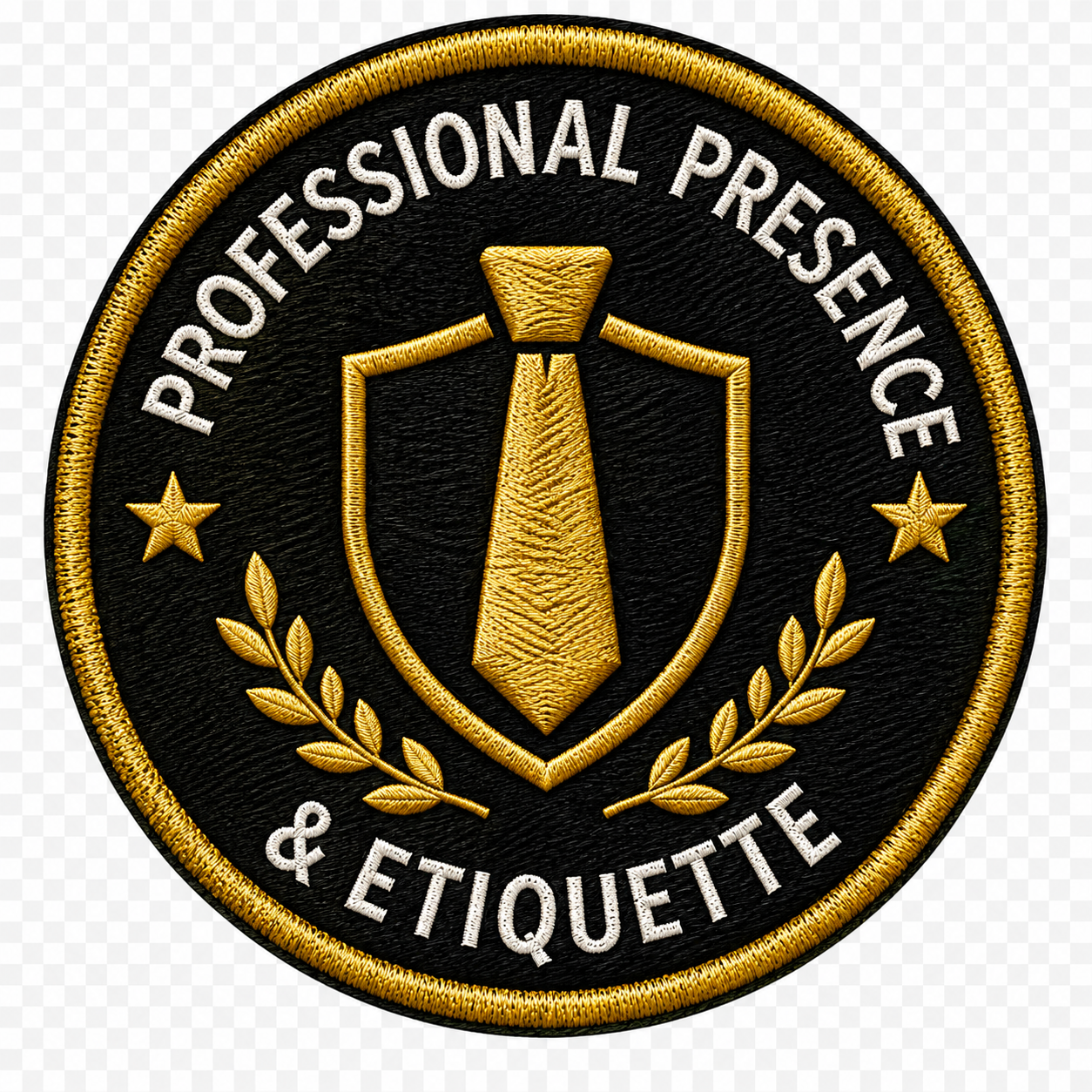 Professional Presence and Etiquette achievement badge
