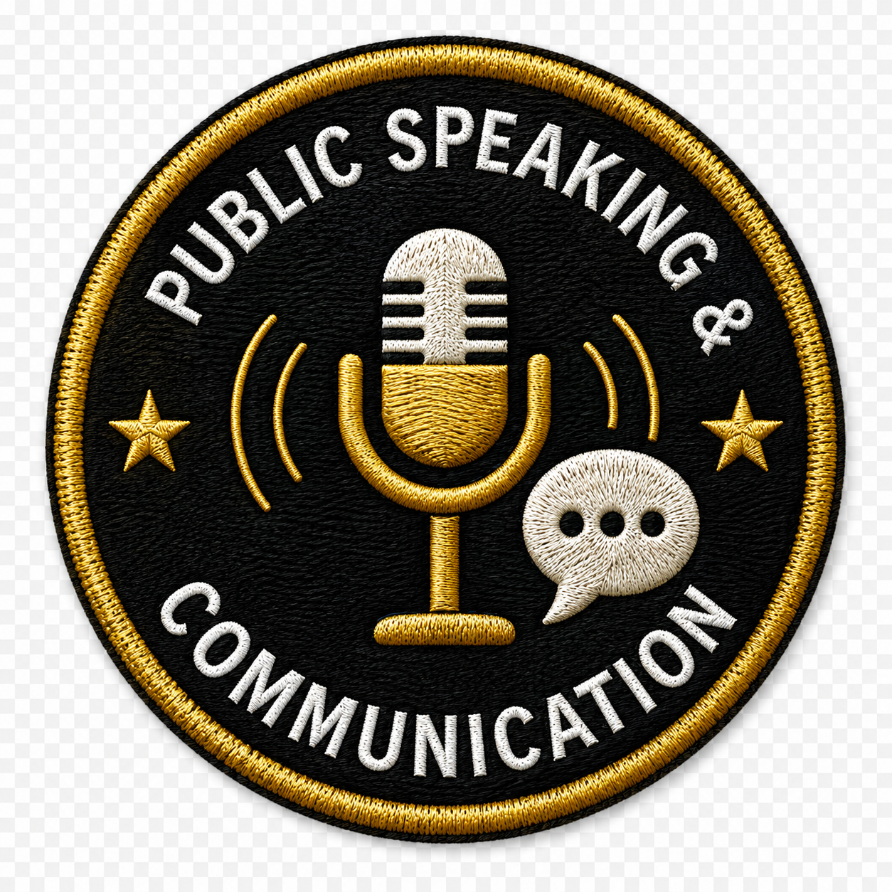 Public Speaking and Communication achievement badge